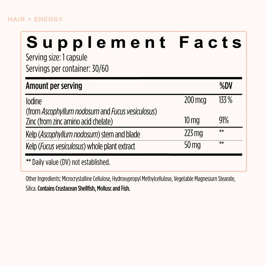 Hair + Energy Formula 60 Capsules